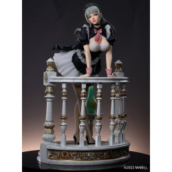 Figurine Monica Tesia Holiday Maid Pedestal Marble Ver.