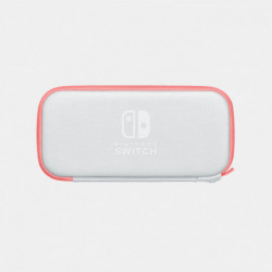 Nintendo Switch Liteキャリングケース コーラル（画面保護シート付き）