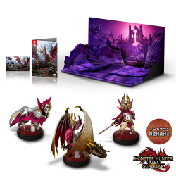 Game Monster Hunter Rise Sunbreak Set amiibo Diorama Limited Benefits BOX Nintendo Switch