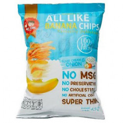 Banana Chips Sour Cream Onion Flavour Nippon Coffee Trading
