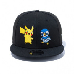 Cap NEW ERA 9FIFTY Pikachu Piplup Black Pokémon