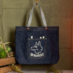 Denim Tote Bag Princess Mononoke