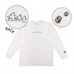 T-Shirt Manches Longues Blanc Ver. S Mon Voisin Totoro