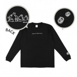 Long Sleeved T-Shirt Black Ver. S My Neighbor Totoro