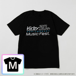T-Shirt Black M Kirby 30th Anniversary Music Fest
