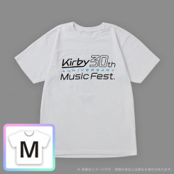 T-Shirt White M Kirby 30th Anniversary Music Fest