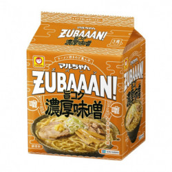 Instant Noodles Miso Ramen Intense Pack ZUBAAAN Maruchan Toyo Suisan