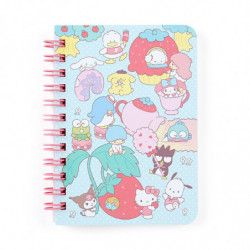 Ring Notebook B7 Park Sanrio Characters