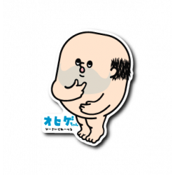 Sticker Ohige Chan B-SIDE LABEL