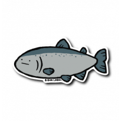 Sticker True Face Salmon No Letters B-SIDE LABEL