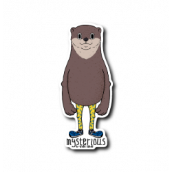 Sticker Mysterious Otter Male B-SIDE LABEL
