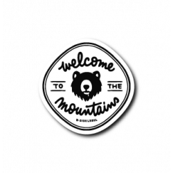 Sticker Welcome Mountain 2 B-SIDE LABEL
