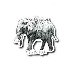 Sticker Clover Elephant B-SIDE LABEL