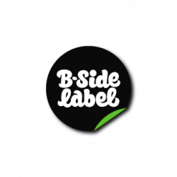 Sticker Logo Circle Black B-side label