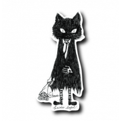 Sticker Cat Cloak B-SIDE LABEL