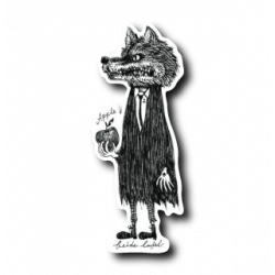 Sticker Wolf Cloak B-SIDE LABEL