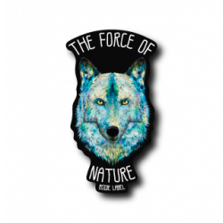 Sticker Force Wolf B-SIDE LABEL