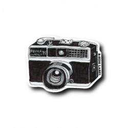 Sticker Black Camera B-SIDE LABEL