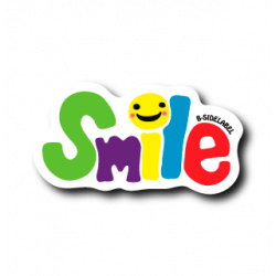 Sticker Colorful Smile B-SIDE LABEL
