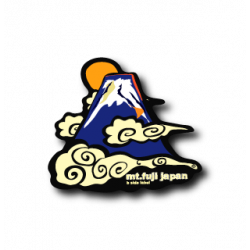 Sticker 富士山(青)