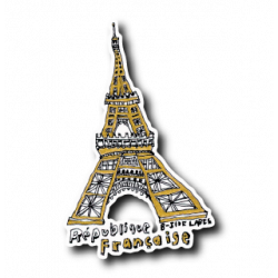 Sticker Eiffel B-SIDE LABEL