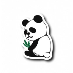 Sticker Panda Bamboo B-SIDE LABEL