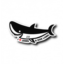 Sticker I Love Jaws B-SIDE LABEL