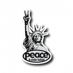 Sticker Statue Of Liberty PEACE B-SIDE LABEL