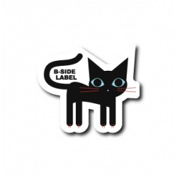 Sticker Black Cat 2 B-SIDE LABEL