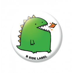 Small Badge Dinosaur B-SIDE LABEL