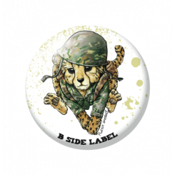 Small Badge Meisai Fuku Cheetah B-SIDE LABEL