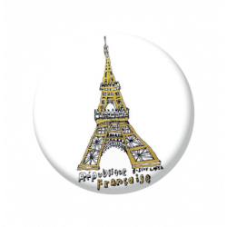 Small Badge Eiffel B-SIDE LABEL