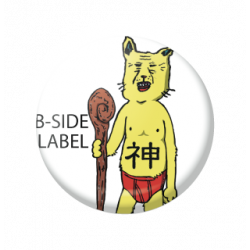 Small Badge Neko Kamisama B-SIDE LABEL