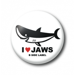 Petit Badge I LOVE JAWS B-SIDE LABEL