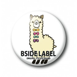 Petit Badge Ribbon Alpaca B-SIDE LABEL