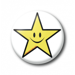 Petit Badge Star B-SIDE LABEL
