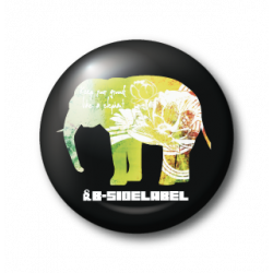 Small Badge Elephant B-SIDE LABEL