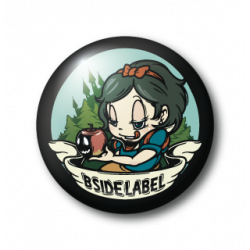 Small Badge Snow White B-SIDE LABEL