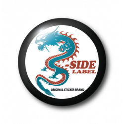Small Badge Dragon B-SIDE LABEL