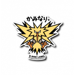 Sticker Zapdos Pokémon B-SIDE LABEL