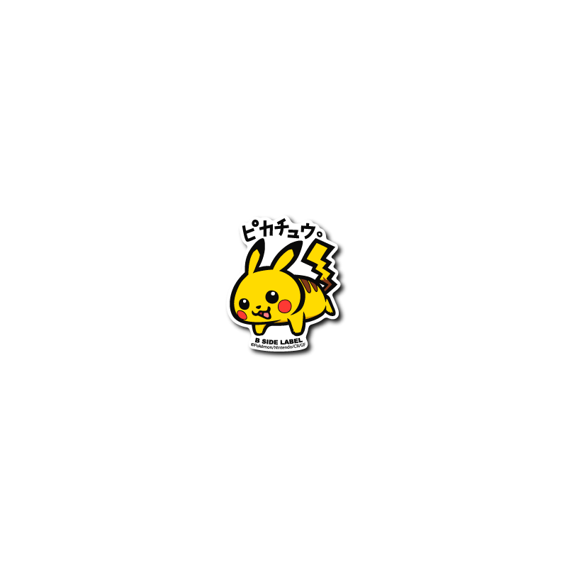 Sticker Pikachu Pokémon B-SIDE LABEL - Meccha Japan