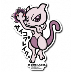 Sticker Mewtwo L Pokémon B-SIDE LABEL