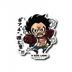 Sticker Luffy Gear 4 One Piece B-SIDE LABEL