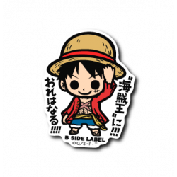 Autocollant Luffy One Piece B-SIDE LABEL