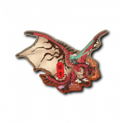Autocollant Dragon Ukiyoe Monster Hunter B-SIDE LABEL x CAPCOM