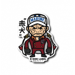 Sticker RED DOG RED Sakazuki One Piece B-SIDE LABEL