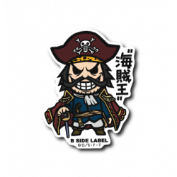 Autocollant Gol D. Roger Roi Pirate One Piece B-SIDE LABEL