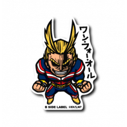 Autocollant All Might One For All My Hero Academia B-SIDE LABEL