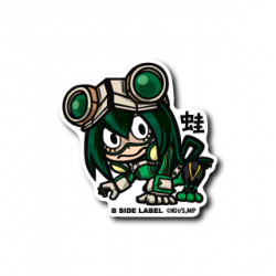Sticker Tsuyu Asui Frog My Hero Academia B-SIDE LABEL