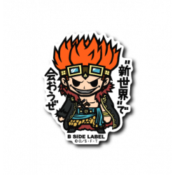 Sticker Eustass Kid One Piece B-SIDE LABEL